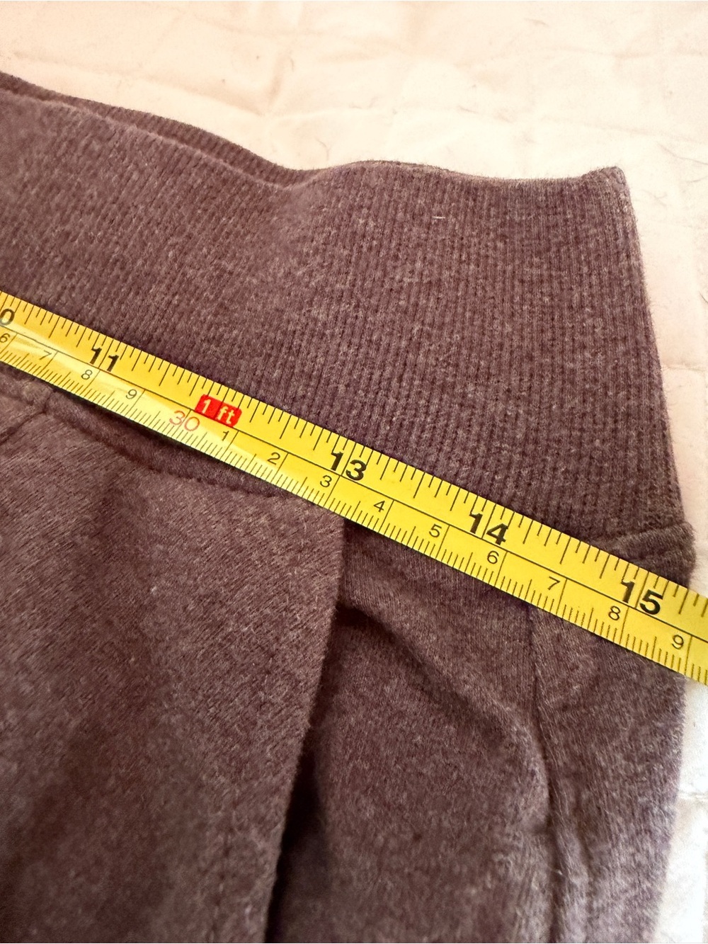 Pact Organic  Airplane Tapered Leg Pant Chocolate Heather - Picture 9 of 9